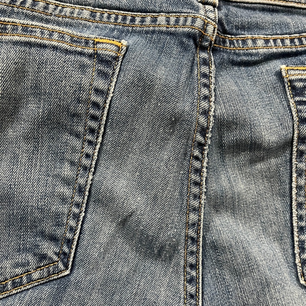 Rag & Bone Skinny Raw Hem Jeans in Amelie 29 Low Rise Western Blue Denim Y2K - Picture 7 of 12